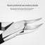 2PCS Set Stainless Steel Cuticle Pliers Home Exfoliating Cuticle Carousel 4