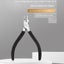 2PCS Set Stainless Steel Cuticle Pliers Home Exfoliating Cuticle Carousel 5