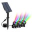 Garden Solar Light Outdoor RGB LED Spotlight Lights 3 Lamp Heads 2004051 Carousel 6