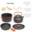 Camping Cookware Kit Outdoor Cooking Set Aluminum Equipment Outdoor Carousel 1