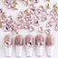 10pcs Pink Heart Rhinestones Nail Art Decorations Crystal Charms Carousel 6