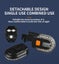 Bike Turn Signal Rear Light LED Bicycle Lamp USB Rechargeable Bike Carousel 4