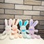 1Pcs Keychain Ears Stretchable Telescopic Cute Rabbit Plush Toy Carousel 3