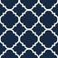 New curtains readymade Blockout Moroccan Navy Blue 213CM Drop Carousel 3
