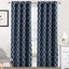 New curtains readymade Blockout Moroccan Navy Blue 213CM Drop Carousel 2
