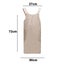 Linen Cross Back Kitchen Cooking Aprons For Women With Pockets Cute For Baking P Carousel 2