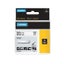 DYMO Genuine Rhino Industrial Vinyl Labels 9mm x 5.5m. Black on White. Compatibl Carousel 1