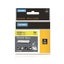 DYMO Genuine Rhino Industrial Labels-Flexible Nylon 12mm Black on Yellow. Indust Carousel 1