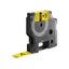 DYMO Genuine Rhino Industrial Labels-Flexible Nylon 12mm Black on Yellow. Indust Carousel 2