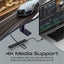PROMATE 12-in-1 Multi-Port Hub. Includes 4x USB-A & 1x USB-C PD Port, 2x HDMI Po Carousel 4