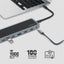 PROMATE 12-in-1 Multi-Port Hub. Includes 4x USB-A & 1x USB-C PD Port, 2x HDMI Po Carousel 6