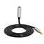 PROMATE 3-in-1 Auxiliary cable with 3.5mm Audio Cable splitter. Colour Black S Carousel 2