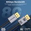 PROMATE 2m DisplayPort Cable. Supports HD up to 16K@60Hz. Supports 80Gbps Data T Carousel 3