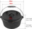 Cast Iron Dutch Oven Camping Pot Frying Pan Skillet Set 2028808 Carousel 3