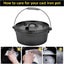 Cast Iron Dutch Oven Camping Pot Frying Pan Skillet Set 2028808 Carousel 4