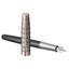 Parker Sonnet Fountain Pen Medium Grey Lacquer w / Rose Gold Carousel 2