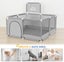 Brand New Portable Baby Playpen Fence Gate Barrier Play Gym Mat *Clearance* Carousel 1