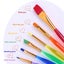 Craft Brush Set Detail Paint Brushes Decorating Brush Set for Face Paint Cake Carousel 4