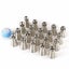 21PCS Spherical Ball Cream Nozzle Pastry Stainless Steel Icing Piping Tips Set Carousel 2