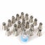 21PCS Spherical Ball Cream Nozzle Pastry Stainless Steel Icing Piping Tips Set Carousel 5