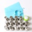 17Pcs Pastry Nozzles Set Stainless Steel Icing Piping Bags Cake Decorating Tools Carousel 3