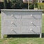 Bone Inlay Chest with 6 Drawers in Eye Design/Dove Grey Carousel 1