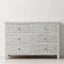 Bone Inlay Chest with 6 Drawers in Eye Design/Dove Grey Carousel 2