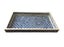 Bone Inlay Rectangular Tray in Quatrefoil/Indigo Carousel 2