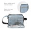 Travel Toiletry Bag Cosmetic Makeup Pouch Wash Bags Organiser E0476BK0 Carousel 6