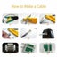 Network Ethernet LAN Kit Cable Tester Crimper Plier Tool 3617202 Carousel 11