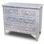 Bone Inlay Marrakech 4 Drawer Chest in Denim Blue Carousel 1