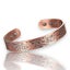 Copper band 100% solid Copper bracelet 8 Magnets celtic dragon Carousel 11
