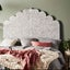 Bone Inlay Moghul Bedhead in Queen/Grey Carousel 1