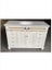 CLEARANCE Judah Single Vanity Marble Top W122cm - Grey *45% OFF Last Floor Model Carousel 15