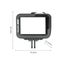 Aluminum Alloy Camera Cage with Double Cold Shoes Mount Replacement for GoPro 9 Carousel 4