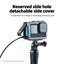 Aluminum Alloy Camera Cage with Double Cold Shoes Mount Replacement for GoPro 9 Carousel 5