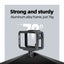 Aluminum Alloy Camera Cage with Double Cold Shoes Mount Replacement for GoPro 9 Carousel 8
