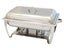 Chafing Dish Warmer Bain Marie + 2x GN1/2 Ceramic & SS Pans Chafer Set Carousel 4