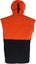 Caution Hooded Oilskin D/O Sleeveless Vest - Orange or Yellow - Sizes S to 7XL Carousel 4