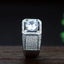 Men's Iced Out Silver Band with Centered Moissanite Diamond Carousel 2