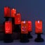 Halloween Led Lights Horror Skull Ghost Holding Candle Lamp Happy Carousel 1
