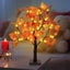 24 Led Artificial Maple Tree With Autumn Lights Halloween Thanksgiving Tabletop Carousel 1