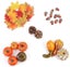Artificial Pumpkins Wreath Autumn Fall Harvest Set With Maple Leaves Acorns Carousel 2