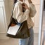 Large Capacity Canvas Tote Bags for Women New Contrast Color Bucket Carousel 5