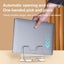 Hagibis Vertical Laptop Stand Transparent Desktop Gravity Holder Carousel 3