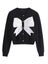 XFPV Sweet Color Contrast Bow Metal Button Sweater Women Leisure Carousel 6