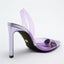 TRAF ZA Women Sandals Purple Transparent Pointed Toe High Heels Carousel 5
