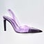 TRAF ZA Women Sandals Purple Transparent Pointed Toe High Heels Carousel 7