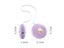 1 X Purple Couples After Dark 7-Frequency Vibration Massager Adult Sensory Toys Carousel 2