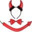 Devil Costume Accessory Set Halloween Devil Accessory Set Costume Creative Hallo Carousel 1